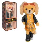 Woof & Co 15 inch Fashion Doll Briana The Poseable Plush Golden Retriever with Removable Outfit & Accessories
