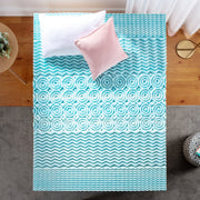 Zinus Spa Sensations 2 Green Tea Gel Memory Foam Zoned Support Mattress Topper, Queen, 3-Inch