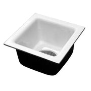 Jones Stephens S55123 Porcelain Coated Cast Iron Floor Sink (12 in. x 12 in. x 6 in.)