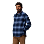 Columbia Windward II Button-Down Shirt Jacket, Fleece-Lined Sherpa, Regular Fit, Collegiate Navy Blurred Ombre, XL, 205477