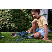 Mattel Jurassic World Charge N Chomp Carnotaurus Dinosaur Action Figure with Running and Roaring Motion, 17.1 in, JKG85
