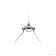 Jazwares Star Wars Micro Galaxy Squadron Imperial Shuttle Battle Pack, Two 7-Inch Vehicles with Movable Wings and Cannons, Six 1-Inch Articulated Micro Figures, Gray, SWJ0546
