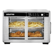 Gourmia GTF3588S 1700W 9-Slice Digital Toaster Oven Air Fryer, 12 Cooking Preset, Stainless Steel