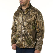 Realtree APX Men's Chill Cutter Softshell Hunting Jacket, Windproof, Integrated,  L