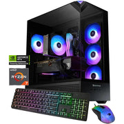 iBUYPOWER A367IB4080B-100 Element Gaming PC Ryzen 7 8700F 4.1GHz NVIDIA GeForce RTX 5060 12GB 32GB RAM 1TB SSD Win 11 Home Black
