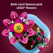 LEGO Botanicals Flowering Cactus Building Toy, Creative Crafting Kit with 482 Pieces, Multicolor, 11509