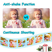 SEREE UP012 Waterproof Camera 16X Digital Zoom with 32GB Card Blue (30MP)