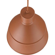 Signature Hardware SHPL3591TECO Glencroft Pendant Single Light 60W Med Lantern (Terracotta)
