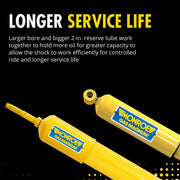 Monroe Gas-Magnum Shock Absorber, Heavy-Duty Nitrogen Gas Charged, Yellow, Fits Ford Excursion F-250 F-350 Super Duty 34684