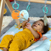 Bright Starts Disney Winnie The Pooh Once Upon a Tummy Time Activity Gym, Multicolor, Large, Newborn to 12 Months, 13124