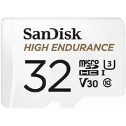 SanDisk High Endurance 128GB Micro SDXC Card, Class 10, U3, V30, Black, SDSQQNR-128G-GN6IA