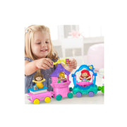Fisher-Price Little People Disney Princess Parade Figure and Vehicle Set, 16-Piece Toddler Toy
