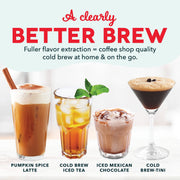Dash Brew2Go Portable Cold Brew Coffee Maker, USB Rechargeable, Pink, Makes 1.5 Cups, DCBM10SGBPK4