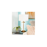 CosmoLiving by Cosmopolitan 40201 Gold Metal Glam Table Lamp 24