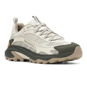 Merrell Moab Speed 2 Hiking Shoes, Lightweight Trail Footwear with FlexPlate Technology, Vibram TC5+ Outsole, Pumice, Men's 8.5, J037805
