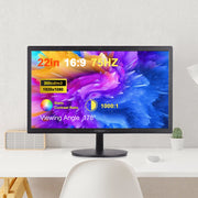 XFDUNO 22-inch LED Monitor with Eye Protection Technology, 1920x1080