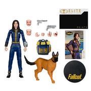 McFarlane Toys Fallout Lucy 7in Deluxe Action Figure with 22 Moving Parts, Multiple Accessories, Collectible Packaging, 11609