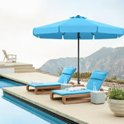 ABCCANOPY Outdoor Market Patio Umbrella, 7.5ft Diameter, Turquoise