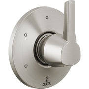 Delta Galeon 1-Handle Wall-Mount 6-Setting Diverter Trim Kit, Lumicoat Stainless, Zinc, T11971-SS-PR