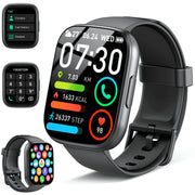 Xinwld Smart Watch T80, 1.95-Inch Ultra HD Touchscreen, Bluetooth 5.3 Calling, 110+ Sport Modes, Heart Rate and Sleep Monitor, IP68 Waterproof, Fitness Tracker for Men and Women