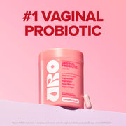 O Positiv URO Vaginal Probiotics for Women, pH Balance with Prebiotics and Lactobacillus, Vaginal Health Supplement, 60 Count