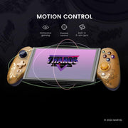 GameSir G8 Plus Thanos Edition Bluetooth Wireless Mobile Gaming Controller 3.5mm Audio, Jack Gold