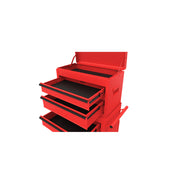 Hyper Tough 20-Inch Heavy Duty Steel Tool Chest, 300 lb Capacity, Red, Caster Wheels, 803-979-0194