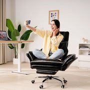 HOMSHADE Big and Tall Office Chair, Extra-Wide 22.8-Inch Seat - Adjustable High Backrest up to 54 in