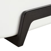Signature Hardware Conroy Wood Tub Stand Bathtub Frame, Charred Mahogany, 560640