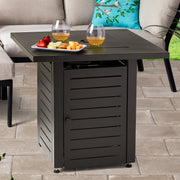 Mainstays MS1100100101 28in Square Gas Firepit