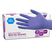 MedPride Powder-Free Nitrile Exam Gloves, Medium Box/100
