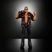 WWE Monday Night War Elite Collection The Rock 6-Inch Action Figure with TrueFX Detailing, Deluxe Articulation, Interchangeable Hands, Accessories, Build-a-Figure Part