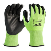 Milwaukee 48-73-8930B High Visibility Cut Level 3 Polyurethane Dipped Gloves
