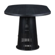 Beautiful by Drew Oval Dining Table, Rich Black, Box 1
