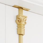 Signature Hardware Aldemer Cremone Security Bolt, Solid Brass, Matte Black, 108 Inch