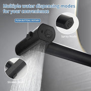 VQJTCVLY Kitchen Faucet with Three Function Modes, Black