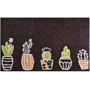 Ninamar Door Mat Cactus Natural Coir  29.5 x 17.5 inch - Machine Made