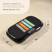 LifePro Waver Vibration Plate Exercise Machine, Advanced Oscillation Technology, 99 Speeds, Resistance Bands, Purple