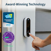 Arlo Essential AVD2001-1SCNAS Wire-Free Video Doorbell HD with 2 Rechargeable Batteries, White