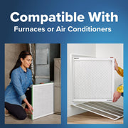 Filtrete HVAC Furnace Air Filter, 12x24x1, MPR 700, MERV 8, Electrostatic Pleated, Dust Pollen Pet Dander Reduction, 6 Pack, 720-6PK-EC