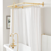 Signature Hardware SH441501BG Gooseneck Shower Conversion Kit with Hand Shower - 60