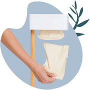 TUSHY Bamboo Stand Toilet Tissue Dispenser, Matte Brown, Includes 8 Boxes of 4-Ply Flushable Bamboo Tissues