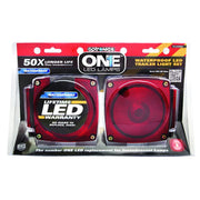Optronics One LED Combination Tail Light Kit, Red, Waterproof, Stud Mount on 2