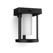 Philips 582932 LED Motion Sensor Solar Outdoor Cylindrical Wall Lantern, Bright White 3000K, Dimmable, 1-Pack
