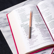 Thomas Nelson NKJV End-of-Verse Reference Bible, Personal Size, Large Print Comfort Print, Leathersoft Purple Cover, Red Letter Edition