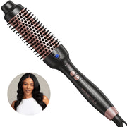 Wavytalk JDL-186 Thermal Brush 1.5 Inch Ionic Heated Ceramic Round Hair Styling Brush, Rose Gold
