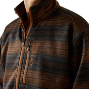 Ariat Caldwell Full Zip Sweater, Men's Classic Fit Pullover with AriatTEK Technology, Light Brown Southwest, Long Sleeve, 10062605