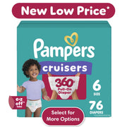 Procter & Gamble Pampers Cruisers 360 Pull-On Diapers, Size 6, 76 Count