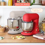 Beautiful 29086 3.5 Qt Stand Mixer, 300-Watt Motor, 12 Speeds, Stainless Steel Bowl w/Splash Guard, Tomato Red