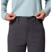 Columbia Roc Straight Leg Women's Hiking Pants, Shark, 14 Regular, Cotton-Elastane Blend, 213581
